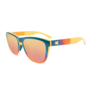 knockaround premiums sport - polarized running sunglasses for women & men - impact resistant lenses & full uv400 protection, desert