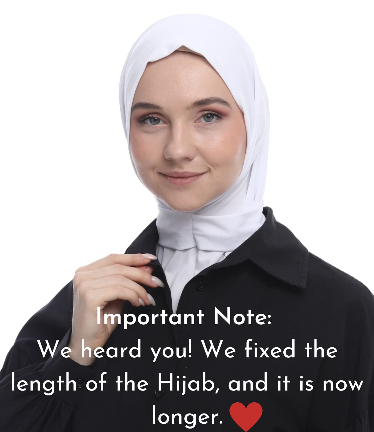 Marwa Fashion Muslim Hijab for Women - Premium Quality Hijab Scarves for Women made up of 100% Stretchable Polyester - White