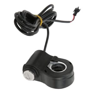 BuyWeek Electric Scooters Thumb Lock Kit, Universal 12/24/36/48V Electric Bike Thumb Lock Kit with Handlebar Switch Electric Scooters Accessory