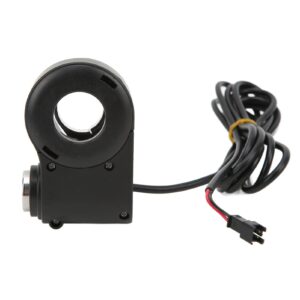 BuyWeek Electric Scooters Thumb Lock Kit, Universal 12/24/36/48V Electric Bike Thumb Lock Kit with Handlebar Switch Electric Scooters Accessory