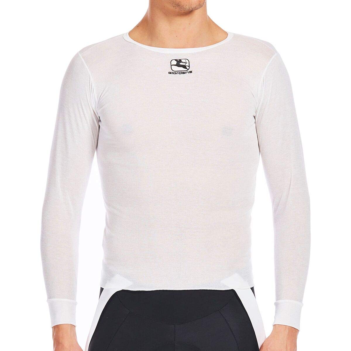 Giordana Dri-Release Long Sleeve Base Layer, White, 3XL