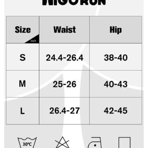 HIGORUN Women's Seamless Workout Shorts Gym Yoga High Waist Smile Contour Cycling Shorts Grey M