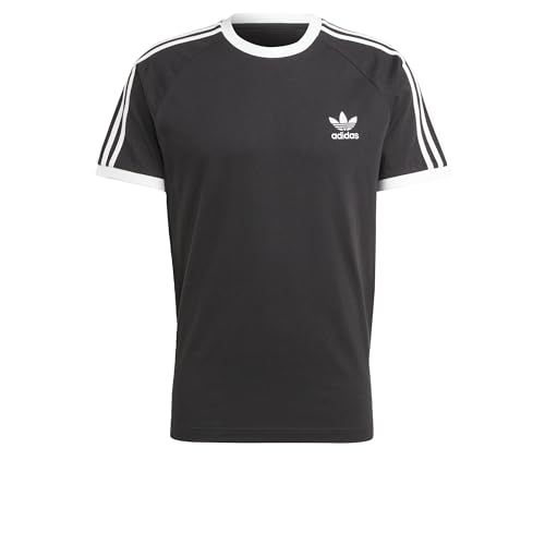 adidas Originals Men's Adicolor Classics 3-Stripes T-Shirt, Black, X-Large