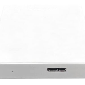 Avolusion Z1-S USB 3.0 Portable External Gaming Hard Drive - White (for PS5, Pre-Formatted) - 2 Year Warranty (2TB)