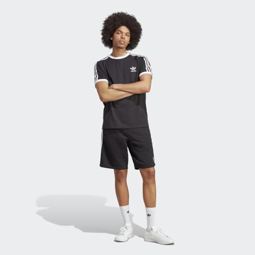 adidas Originals Men's Adicolor Classics 3-Stripes T-Shirt, Black, X-Large