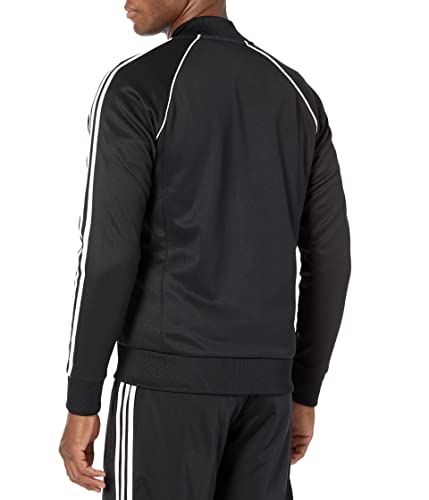 adidas Men's Adicolor Classics Superstar Track Top, Black, Small