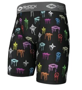 core compression short youth - prints multi lux l