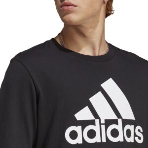 adidas Men's Essentials Long-Sleeve T-Shirt, Black, Large