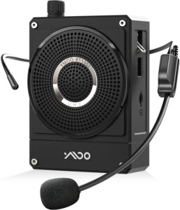 ymoo voice amplifier wired microphone,10w powerful penetrating sound portable speaker for teachers/yoga/tour guide/meeting/mall