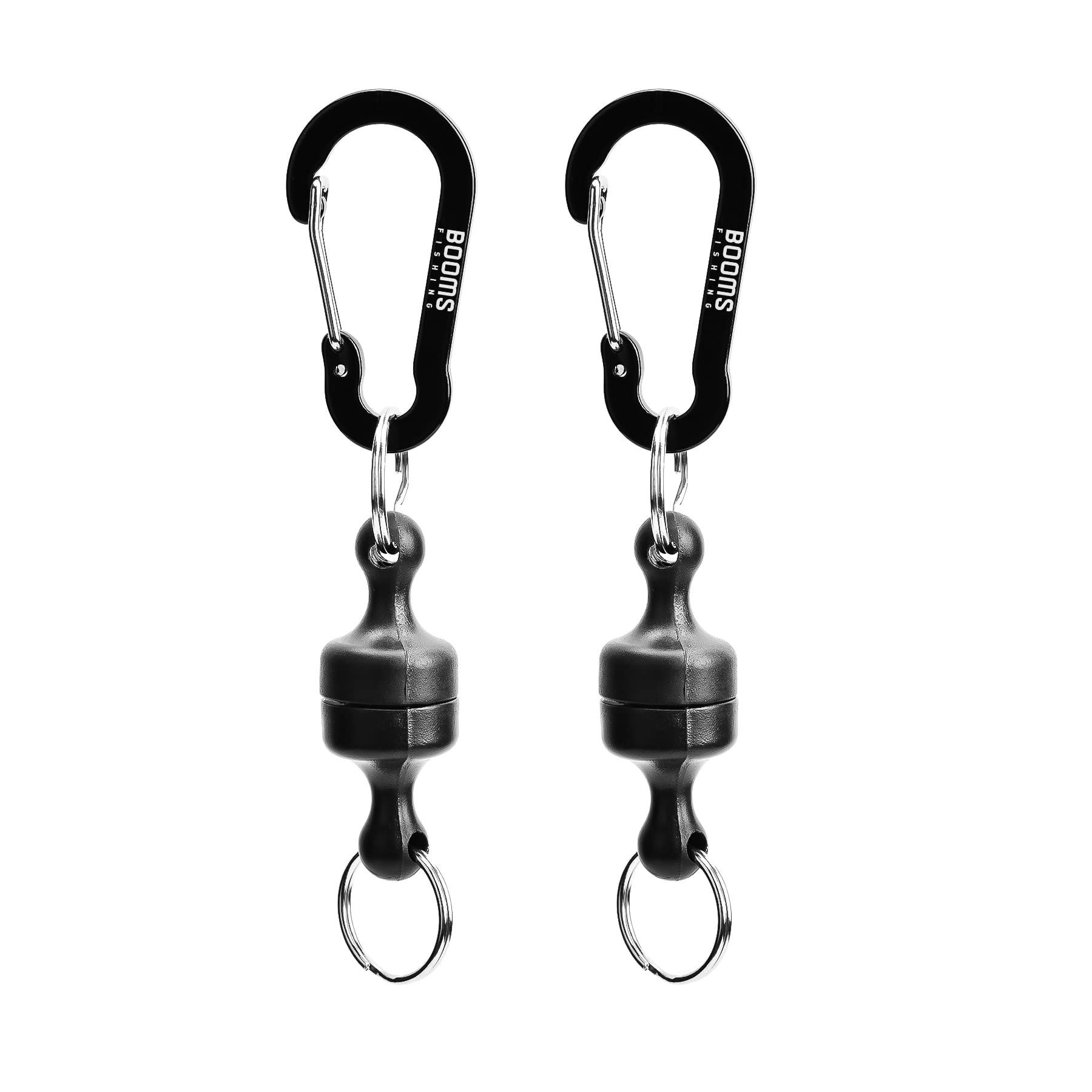 Booms Fishing MRC Magnetic Net Release Holder, Black 2pcs