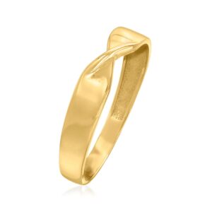 Canaria 10kt Yellow Gold Twisted Ring. Size 9