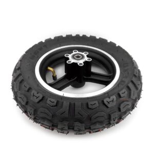 L-faster 10x3.0 Inflatable Wheel with Mountain Tyre and Inner Tube Compatible with Disc Brake for Off-Road Electric Scooter