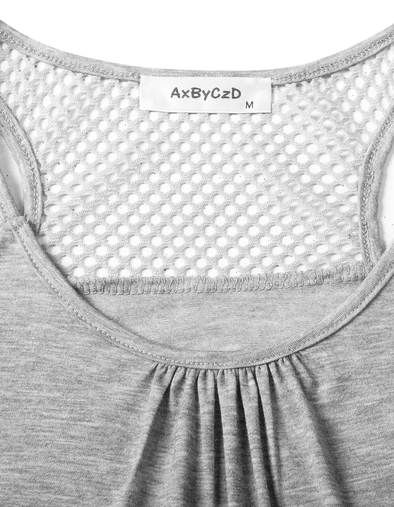 AxByCzD Womens Tanks and Camis Yoga Running Gym Workout Shirts Loose Fit Scoop Neck Ribbed Racerback Tops Casual Summer Clothing Grey XX-Large