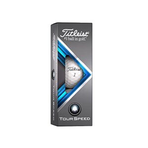 Titleist Tour Speed Golf Balls , 12 Count ( Pack of 1)