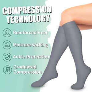 3 Pack Medical Compression Sock-Compression Sock for Women and Men-Best for Running,Nursing,Sports