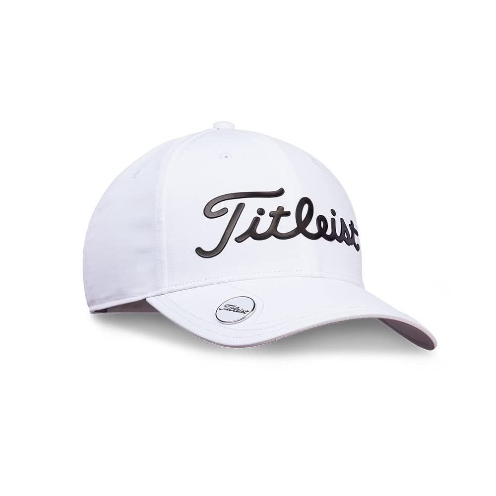 Titleist Players Performance Ball Marker Mens Golf Hat White/Black 10