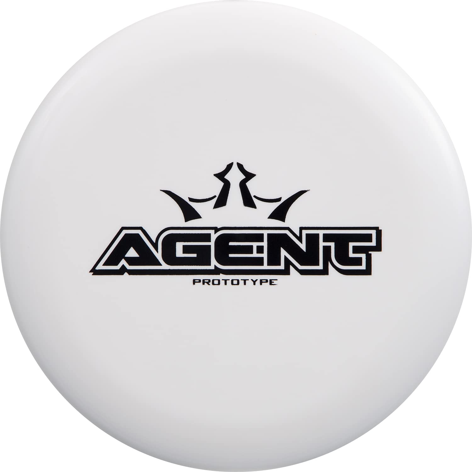 Dynamic Discs Classic Agent Disc Golf Putter | PROTOYPE | Special Edition Limited Run Slightly Overstable Beadless Frisbee (White)