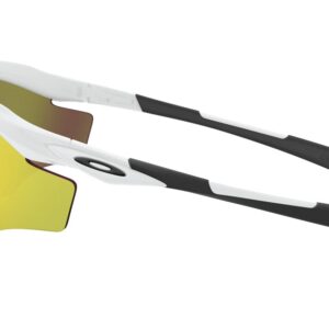 Oakley OO9343 M2 Frame XL Sunglasses + Vision Group Accessories Bundle (Polished White/Fire Iridium (934305))