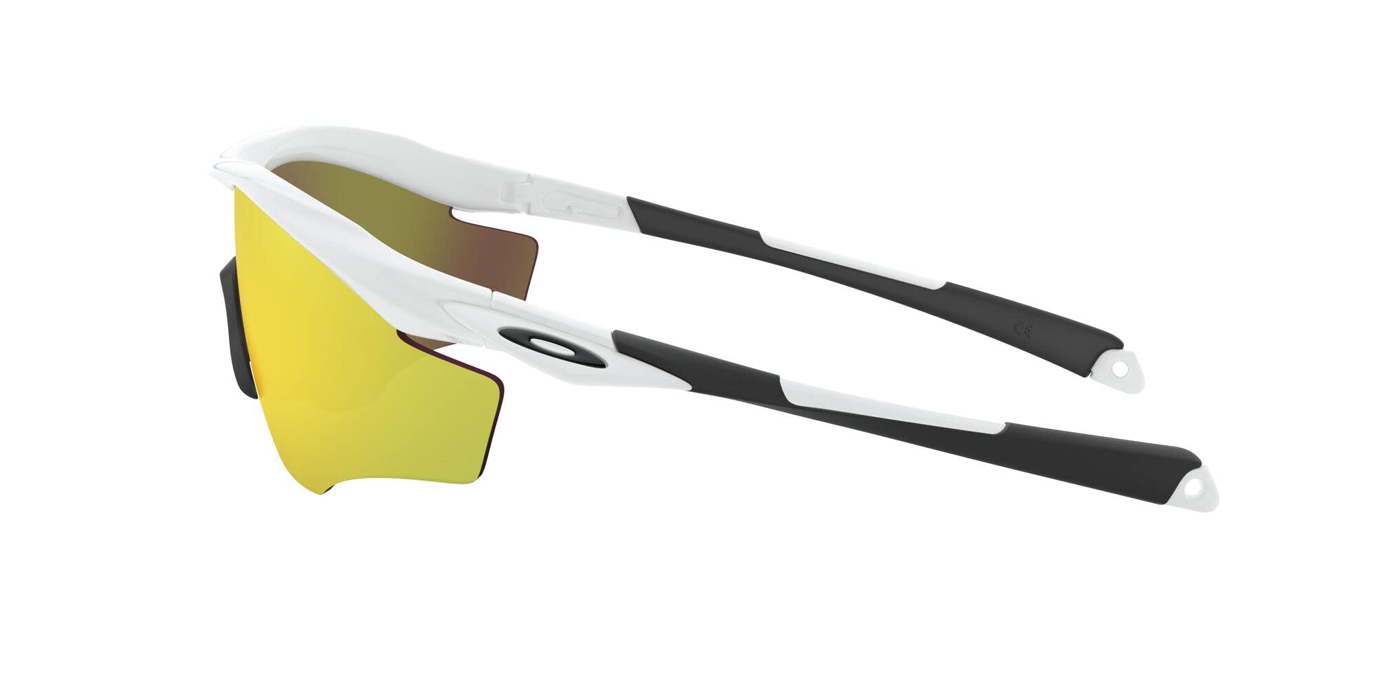 Oakley OO9343 M2 Frame XL Sunglasses + Vision Group Accessories Bundle (Polished White/Fire Iridium (934305))