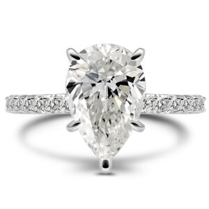 jolics engagement ring 8 * 12mm pear cut 4 carat d color vvs1 sterling silver moissanite ring promise ring express your heart size 5-10 (moissanite, 7)