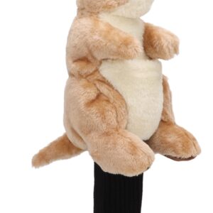 Kangaroo Driver Wood Covers, Plush Animal Headcover Wooden Cover for Course