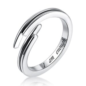 QYYGYLLR Women's Inspirational Open Rings