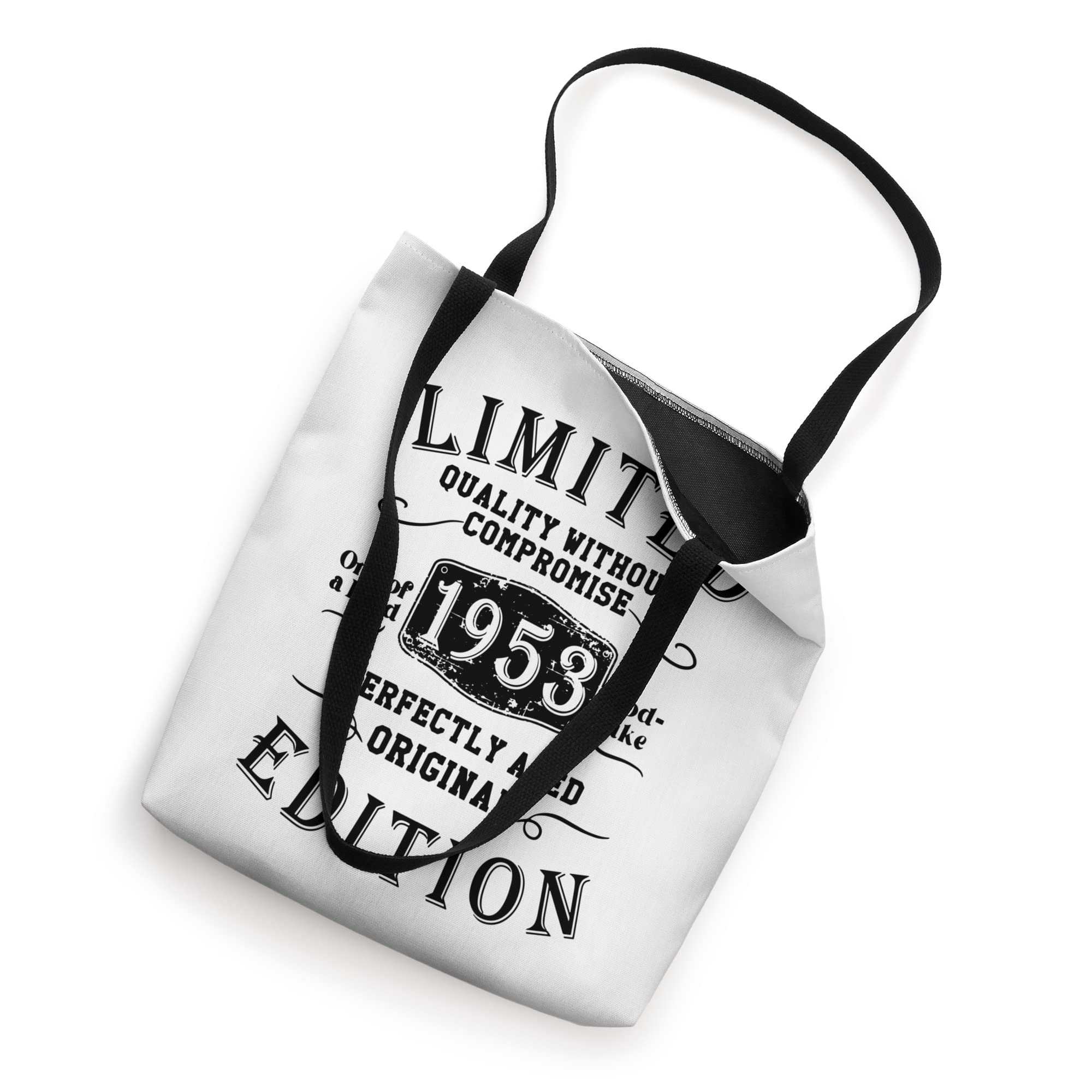 Birthday Year 1953 Limited Edition Gift Used Grunge Vintage Tote Bag