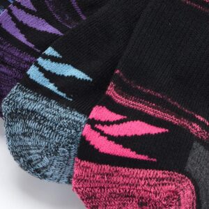 Reebok Women's Low Cut Socks - 6 Pack Soft Cushioned Athletic No Show Socks - Breathable Sports Socks for Women (Size: 4-10), Size 4-10, Stripe Pink/Black