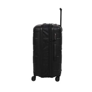 it luggage Momentous 3 Piece Hardside 8 Wheel Expandable Spinner, Black, 3 Pc Set