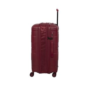 it luggage Momentous 30" Hardside Checked 8 Wheel Expandable Spinner, German Red