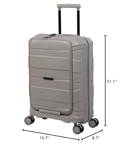 it luggage Momentous 21" Hardside Carry-On 8 Wheel Spinner, Pumice Stone