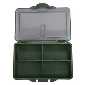 minifinker Carp Fishing Tackle Box, Sturdy and Durable Lightweight and Portable Fine Workmanship Fishing Lure Boxes for Fishing Tackle Accessories(4 Cells)