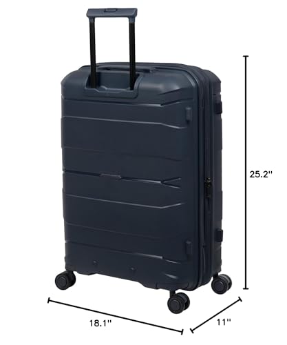 it luggage Momentous 25" Hardside Checked 8 Wheel Expandable Spinner, Tibet Lan