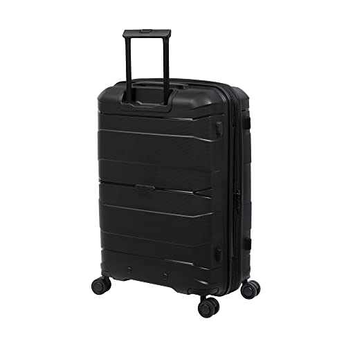 it luggage Momentous 3 Piece Hardside 8 Wheel Expandable Spinner, Black, 3 Pc Set