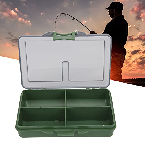 minifinker Carp Fishing Tackle Box, Sturdy and Durable Lightweight and Portable Fine Workmanship Fishing Lure Boxes for Fishing Tackle Accessories(4 Cells)