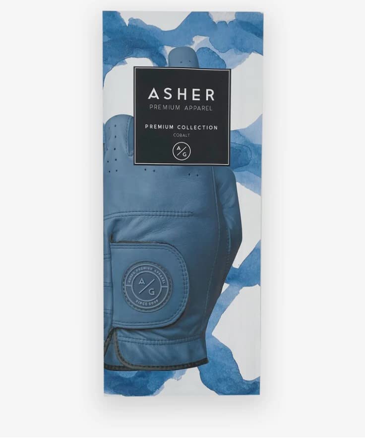 Asher Men's Premium Cobalt Golf Glove - XL (goes on Left Hand)