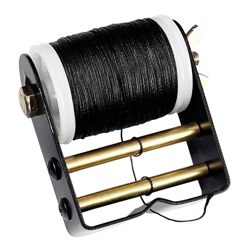 - QI HUO JU - Bowstring Serving Thread String Serving Jig 131 yard/120m Archery Bow String Serving Tool 3-Strands String Thread for Tying Peep Sight Nock Accessories (Black)