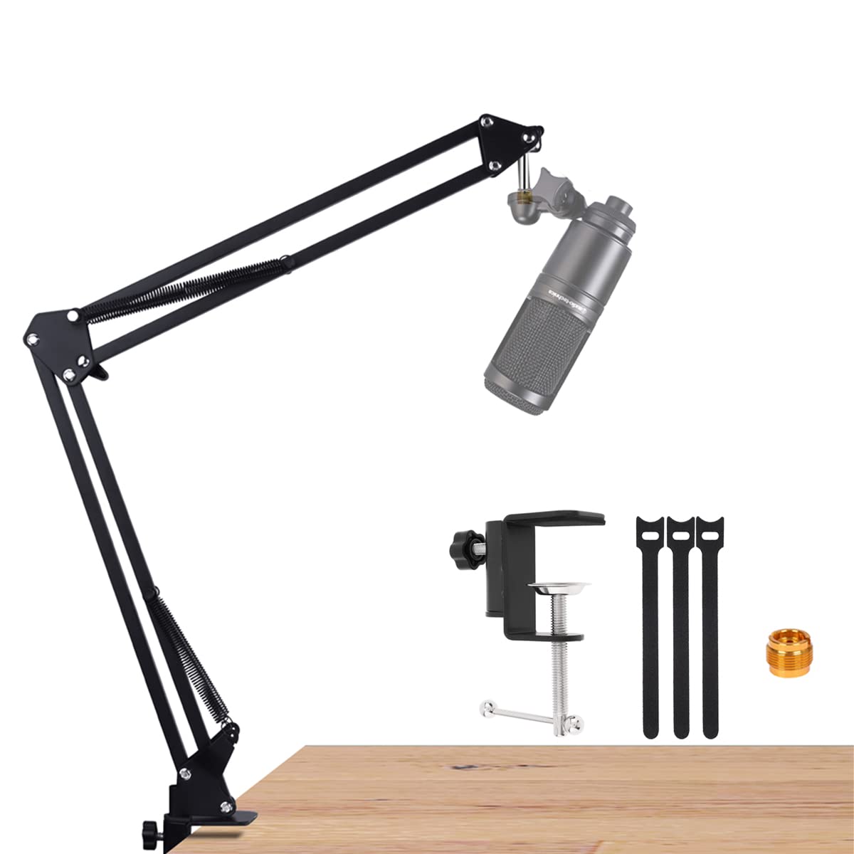 For at2020 and At2035 mic stand, AT2040 boom arm Compatible with Audio Technica at2020 and At2035 Microphone,at2020 and At2035 mic arm perfect for Podcasts, Gaming, Recording.