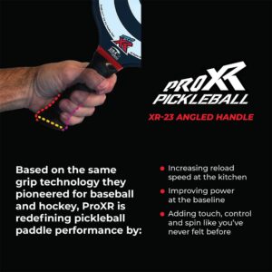 ProXR Tour Graphite Pickleball Paddle with Cover- Midweight