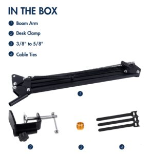 For at2020 and At2035 mic stand, AT2040 boom arm Compatible with Audio Technica at2020 and At2035 Microphone,at2020 and At2035 mic arm perfect for Podcasts, Gaming, Recording.