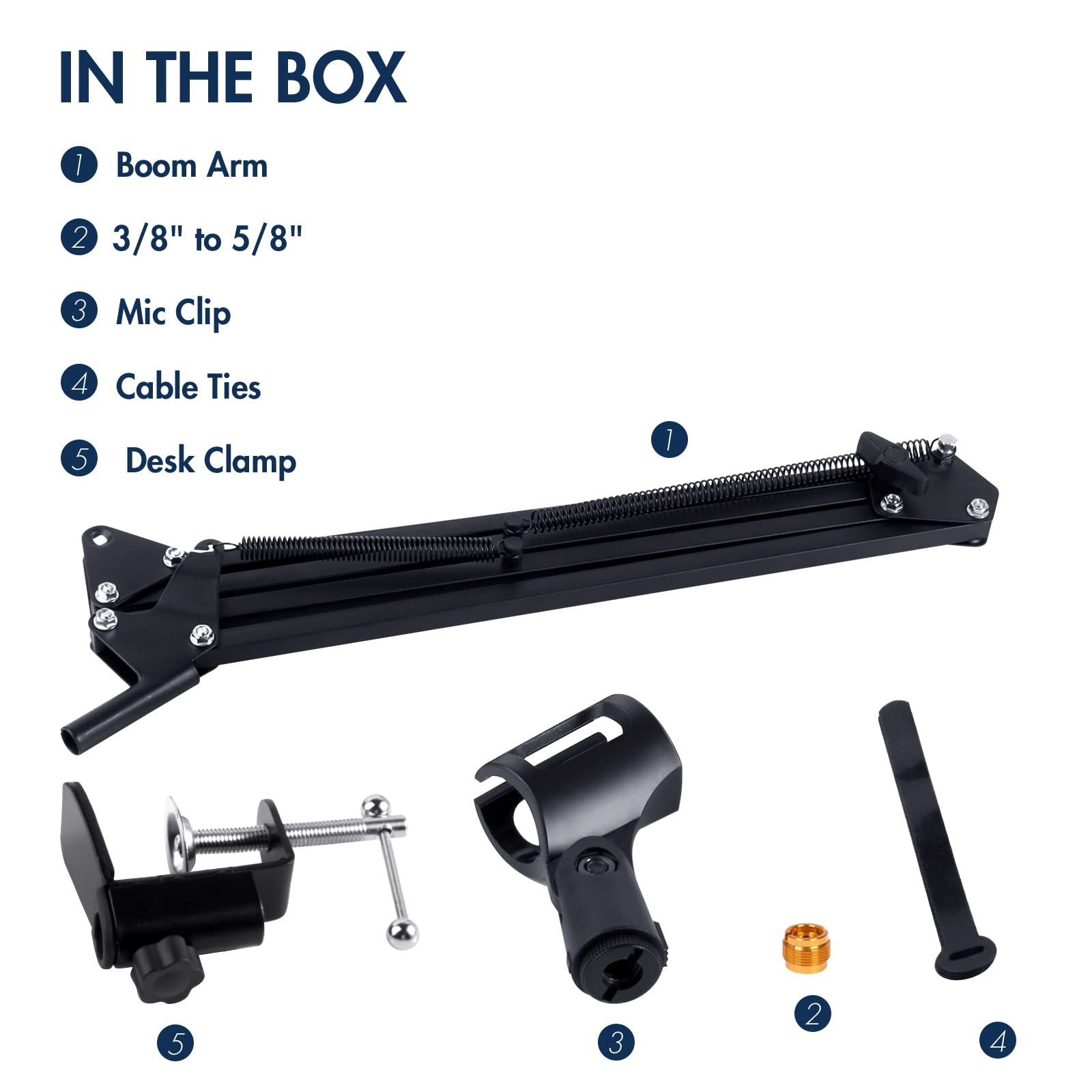 For hyperx solocast microphone boom arm, Mic desk stand Compatible with hyperx solocast, mic boom arm for Gaming, Home and Office Recording.