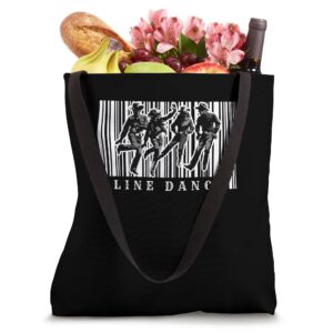 Line Dancing Country Dancer Old Country Western - Line Dance Tote Bag