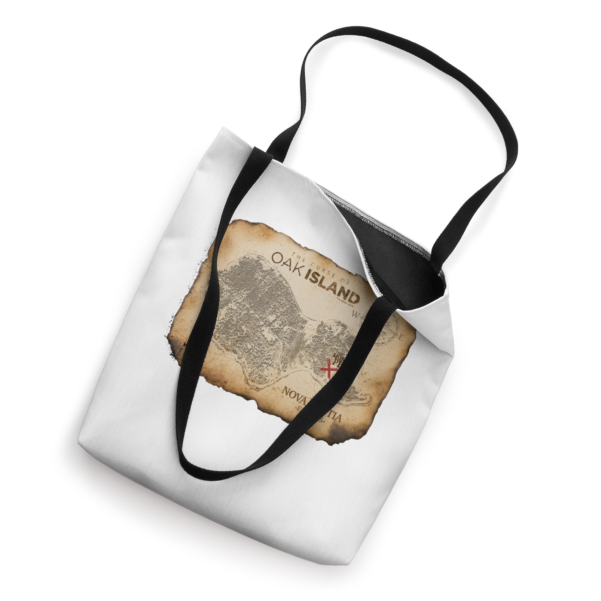 The Curse of Oak Island Treasure Map Tote Bag