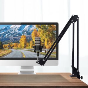 For rode podmic boom arm, Mic desk stand Compatible with rode pod Microphone, rode podmic arm perfect for Podcasts, Gaming, Recording.