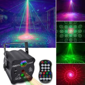 party lights dj disco lights, sound activated lights with remote control for dance party karaoke living room pub