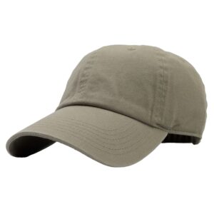 utmost unisex classic low profile cotton baseball cap plain blank camoflauge soft unconstructed adjustable size dad hat (khaki)