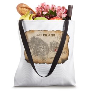 The Curse of Oak Island Treasure Map Tote Bag