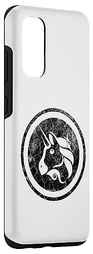 Galaxy S20 Uniswap UNI Crypto Coin Retro Black & White Classic Case