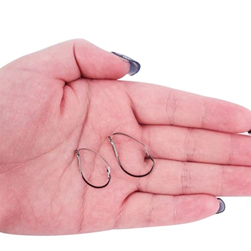 hanxiaoyishop Fishing Hooks 10pcs/Box High Carbon Steel Wacky Rig Hooks Weedless Barbed Fishing Wide Gap Hook Fishing Tools Terminal Tackle Accessories Fishing (Color : 1/0#)