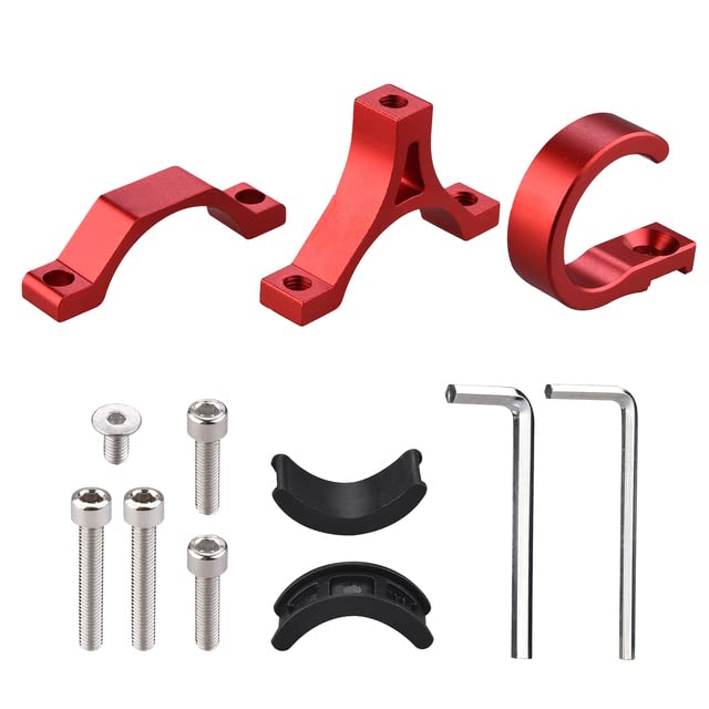 YBang Aluminum Alloy Hook, Metal Front Hook for Xiaomi Mi 3/1S/PRO 2 for Segway Ninebot Max G30 Series Electric Scooter, Universal Multifunctional Hook Scooter Bicycle Accessories (Red)